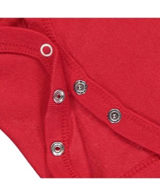 Infant Boys and Girls Red Dayton Flyers Big Logo Bodysuit