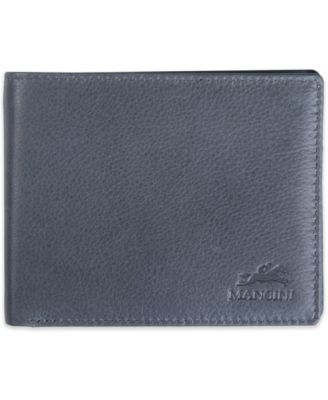 Men's Bellagio Collection Center Wing Bifold Wallet with Coin Pocket