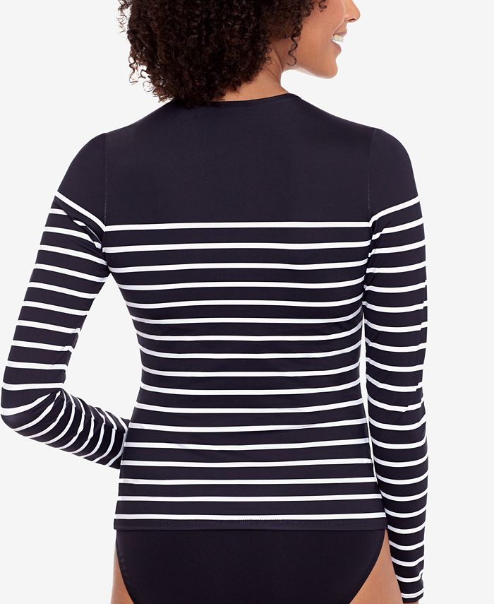 Lauren Ralph Lauren Striped Rash Guard Macy's
