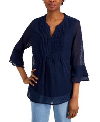 Charter Club - Pintucked Top