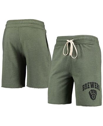Concepts Sport - Men's Milwaukee Brewers Mainstream Tri-Blend Shorts