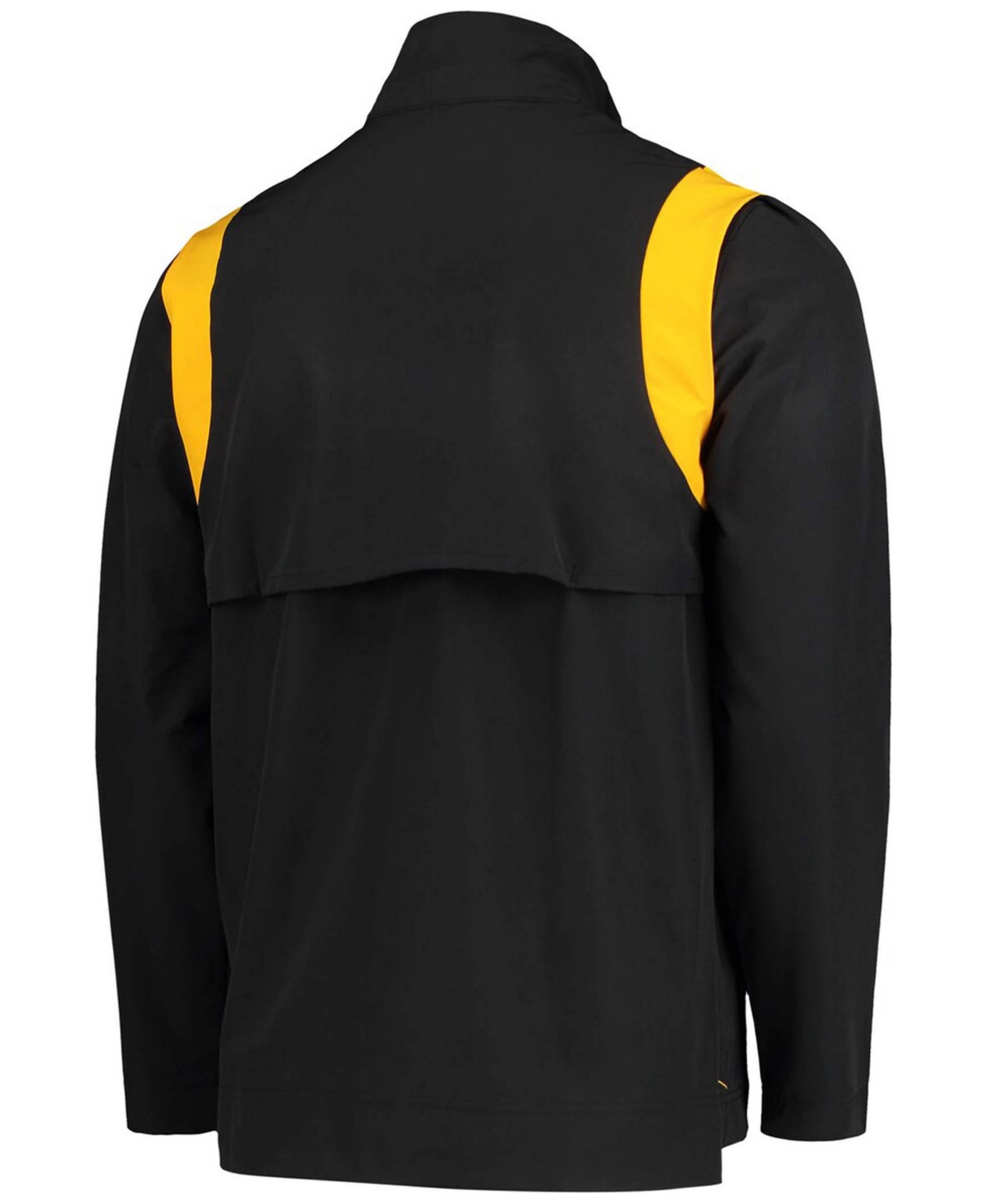 Shop Nike Men's Black Iowa Hawkeyes 2021 Team Coach Quarter-zip Jacket In Black,unig