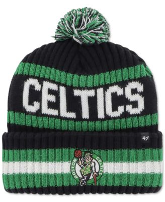 '47 Brand - Men's Black Boston Celtics Bering Cuffed Knit Hat with Pom