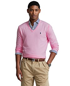Men's Cotton V-Neck Sweater
