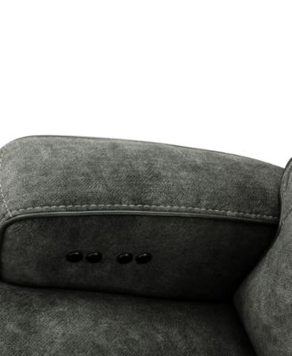 Sebaston 5-Pc. Fabric Sectional with 2 Power Motion Recliners and 1 USB Console, Created for Macy's