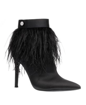 Nina feather booties on sale