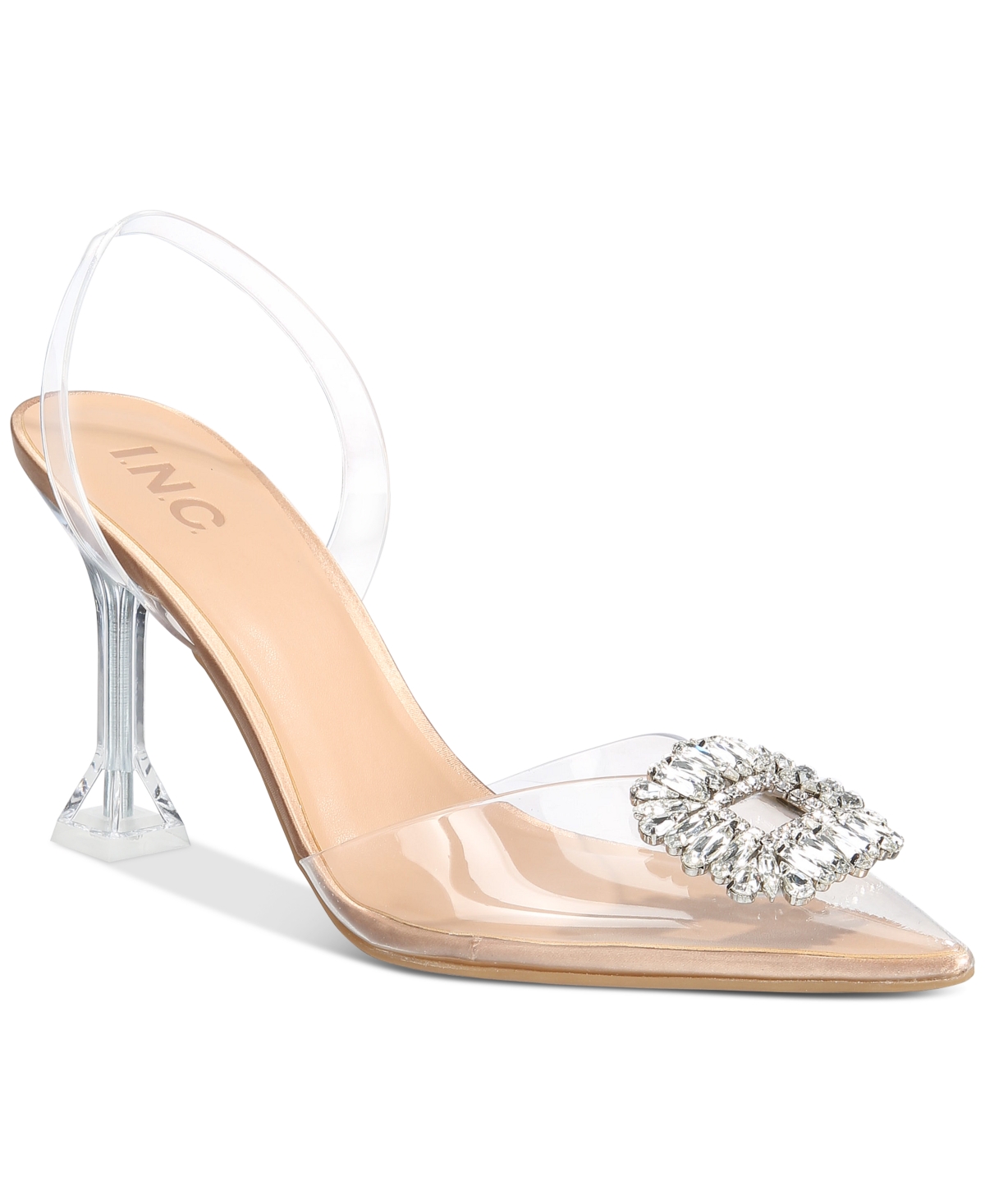 Macy's clear heels hot sale