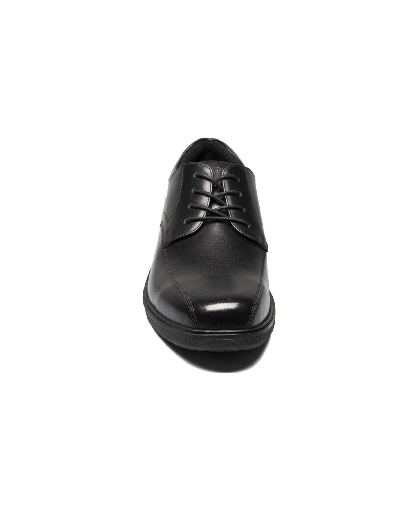 Мужские туфли Nunn Bush Kore Pro Bicycle Toe Oxford with Slip-Resistant Comfort Technology, цвет: Чёрный — фото 5