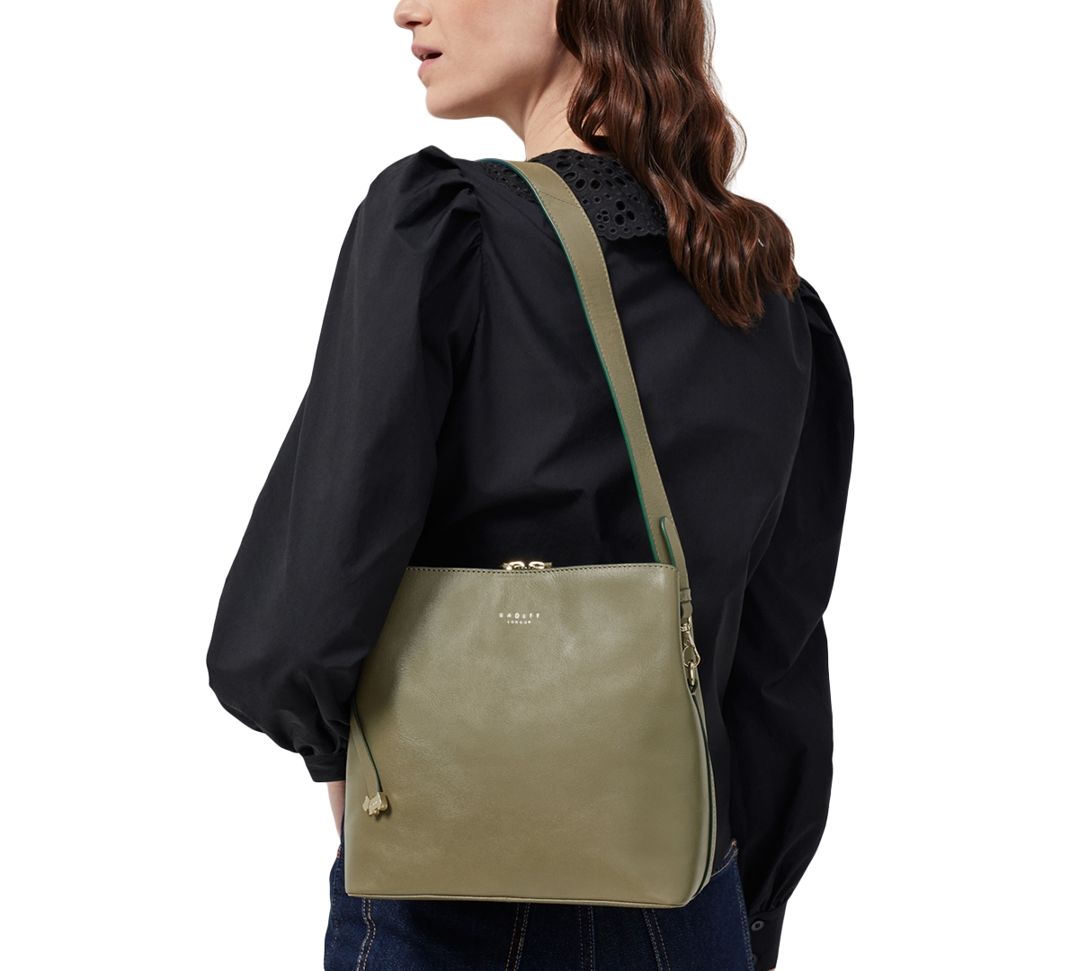Radley London Dukes Place Medium Compartment Crossbody In Saddle