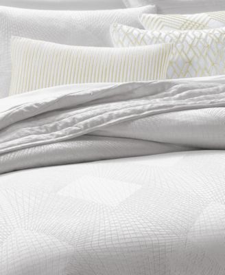 Hotel Collection Diamond Lattice Duvet Cover, Full/Queen, Created for Macy's