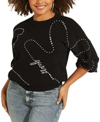 GUESS - Embellished Crewneck Sweater