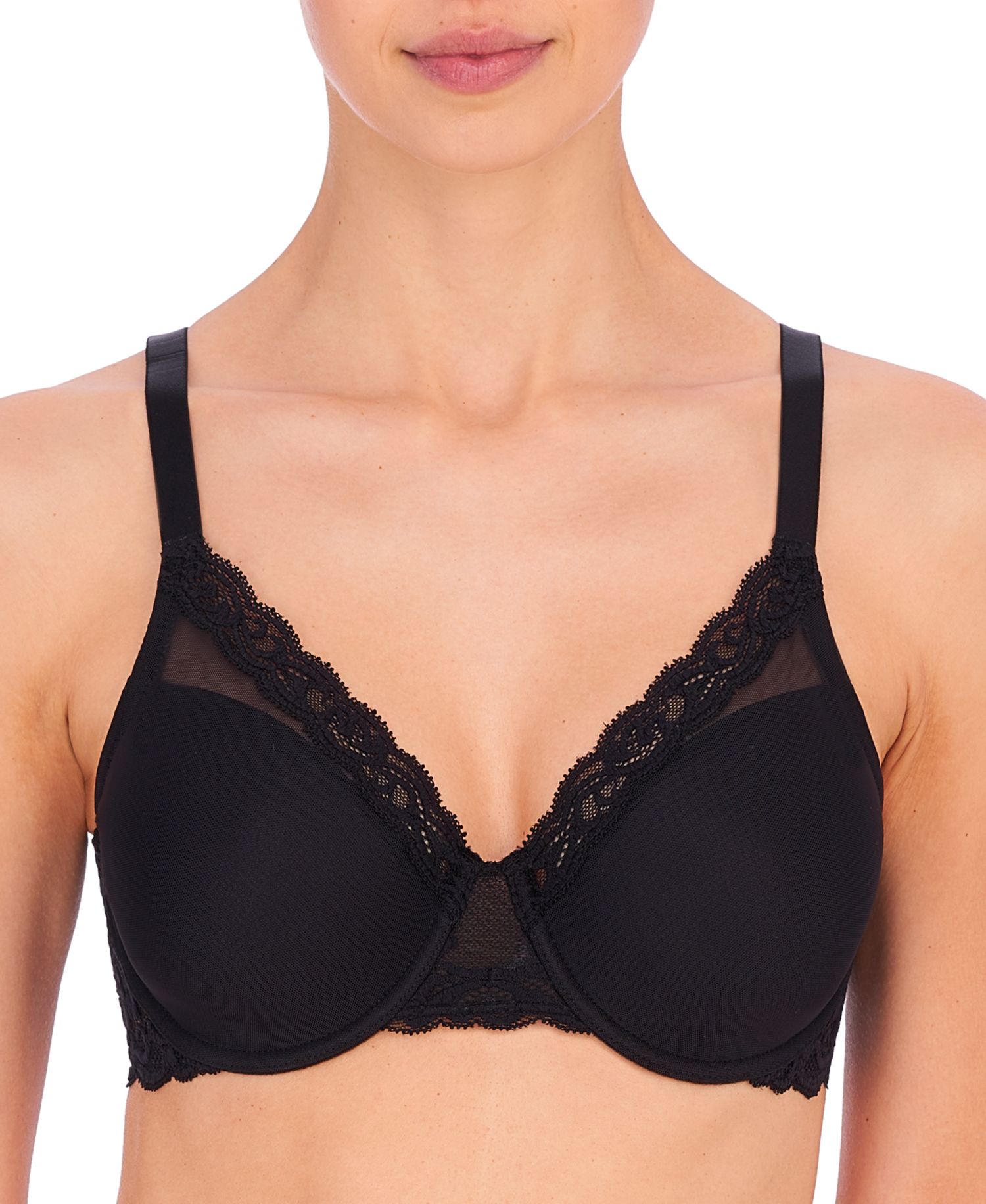 Women's Feathers Full Figure Contour Underwire Bra 741299