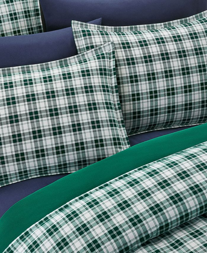 Lauren Ralph Lauren Ulster Flannel Plaid 3 Pc. Comforter Set, Full