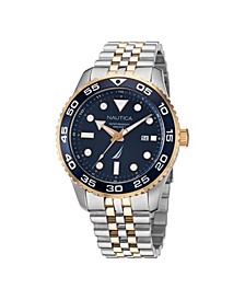 Men's Two-Tone Stainless Steel Bracelet Watch 43mm
