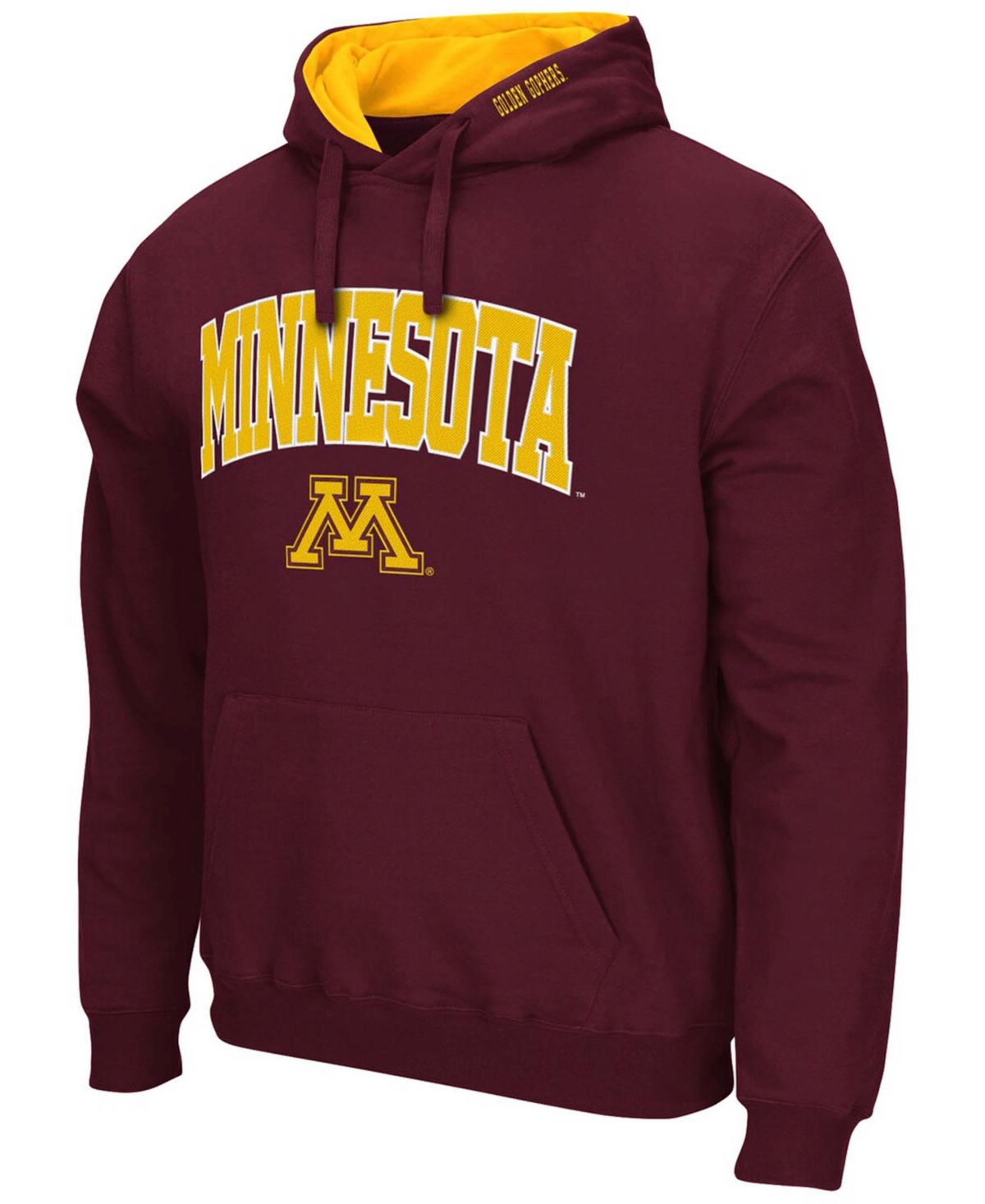 Colosseum Men's Minnesota Golden Gophers Arch Logo 3.0 Pullover Hoodie In Maroon