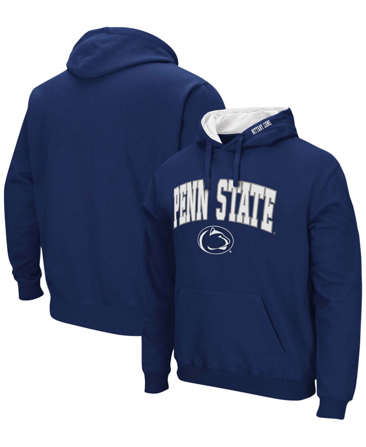 Colosseum Men's  Navy Penn State Nittany Lions Arch And Logo 3.0 Pullover Hoodie