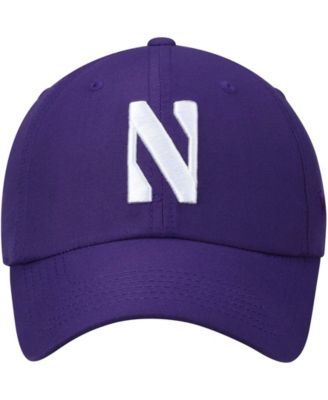 Men's Purple Northwestern Wildcats Primary Logo Staple Adjustable Hat