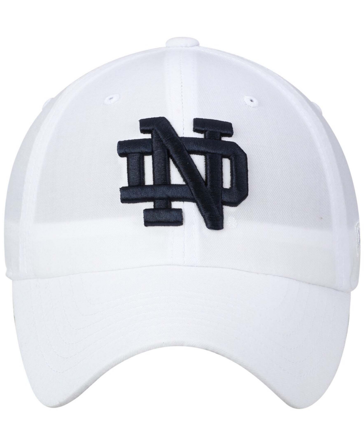 Men'sNotre Dame Fighting Irish Staple Adjustable Hat - White