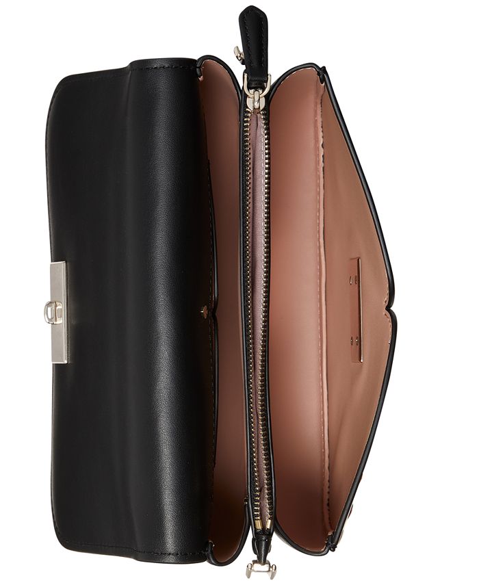 kate spade new york Buddie Heart Applique Leather Shoulder Bag Macy's