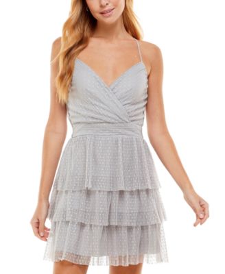 fit and flare tulle dress