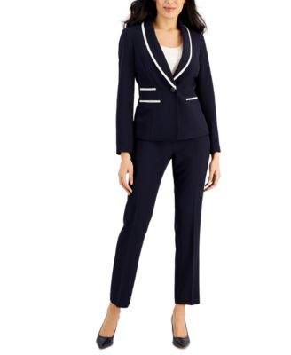 le suit petite pantsuit