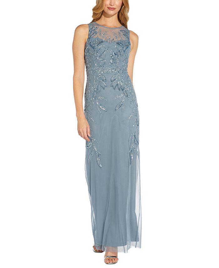 Adrianna Papell Papell Studio Beaded Gown & Reviews - Dresses - Women ...