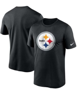 Nike Men's Heathered Gray Pittsburgh Steelers Primary Logo T-Shirt