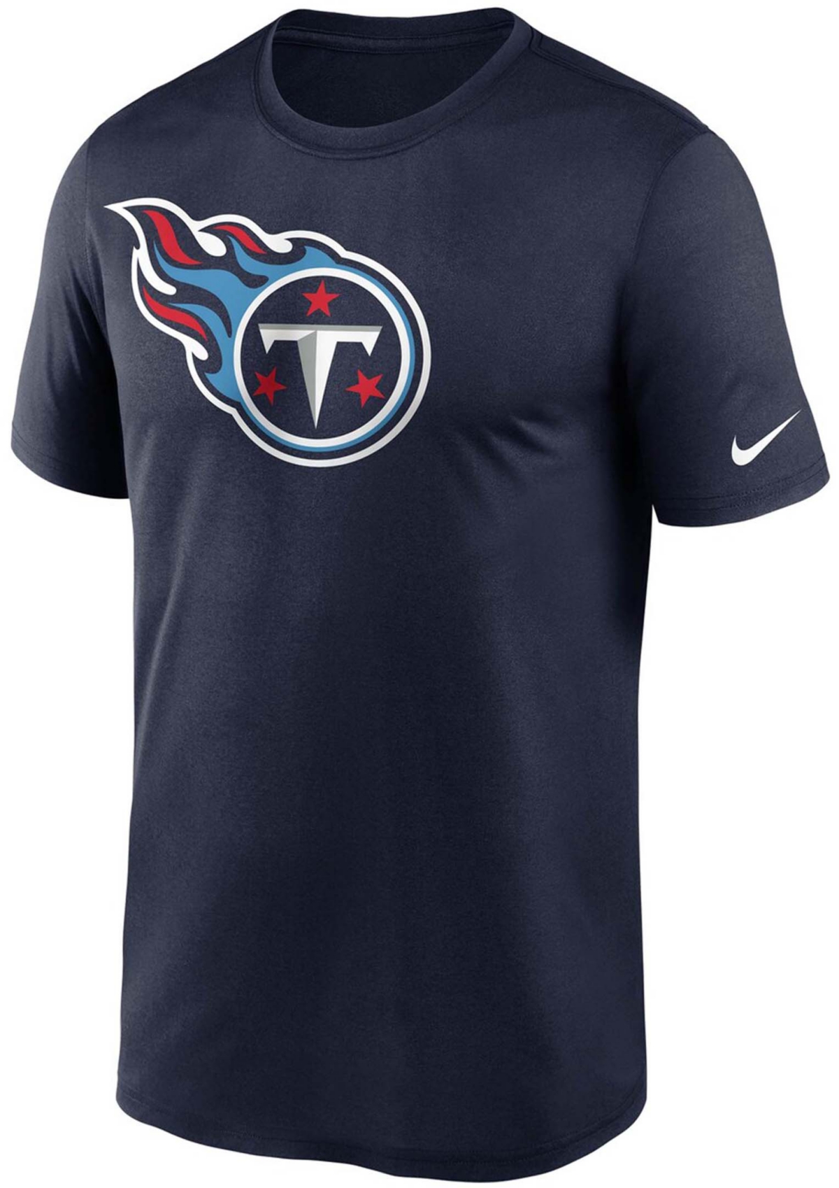 Shop Nike Men's Tennessee Titans Logo Essential Legend Performance T-shirt In Collegenvy