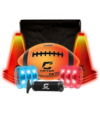 CIPTON LED 2024 LIGHT UP SZ 5 SOCCER Kit 11 PC SET Soccer Ball Cones GLOW DARK