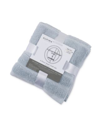 x Martex Low Lint 4 Pack Supima Cotton Washcloths