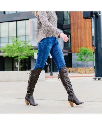 journee collection spritz over the knee boot