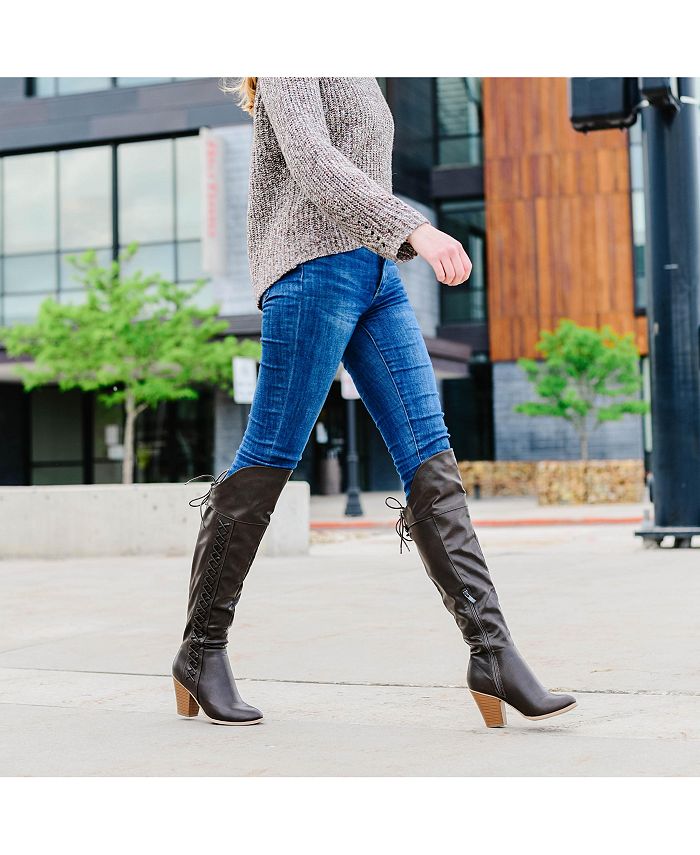 Journee collection spritz over the knee boot store