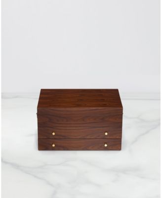 thumbnail image 2 of Lenox Mahogany Flatware Chest - Storage For 120 Utensils With Drawer 2 of 14
