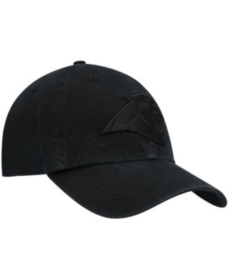 Men's Black Carolina Panthers Team Tonal Clean Up Adjustable Hat