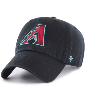 '47 Brand Men's Black Arizona Diamondbacks Alternate Clean Up Adjustable Hat
