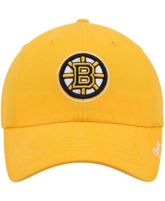 Women's Gold Boston Bruins Team Miata Clean Up Adjustable Hat