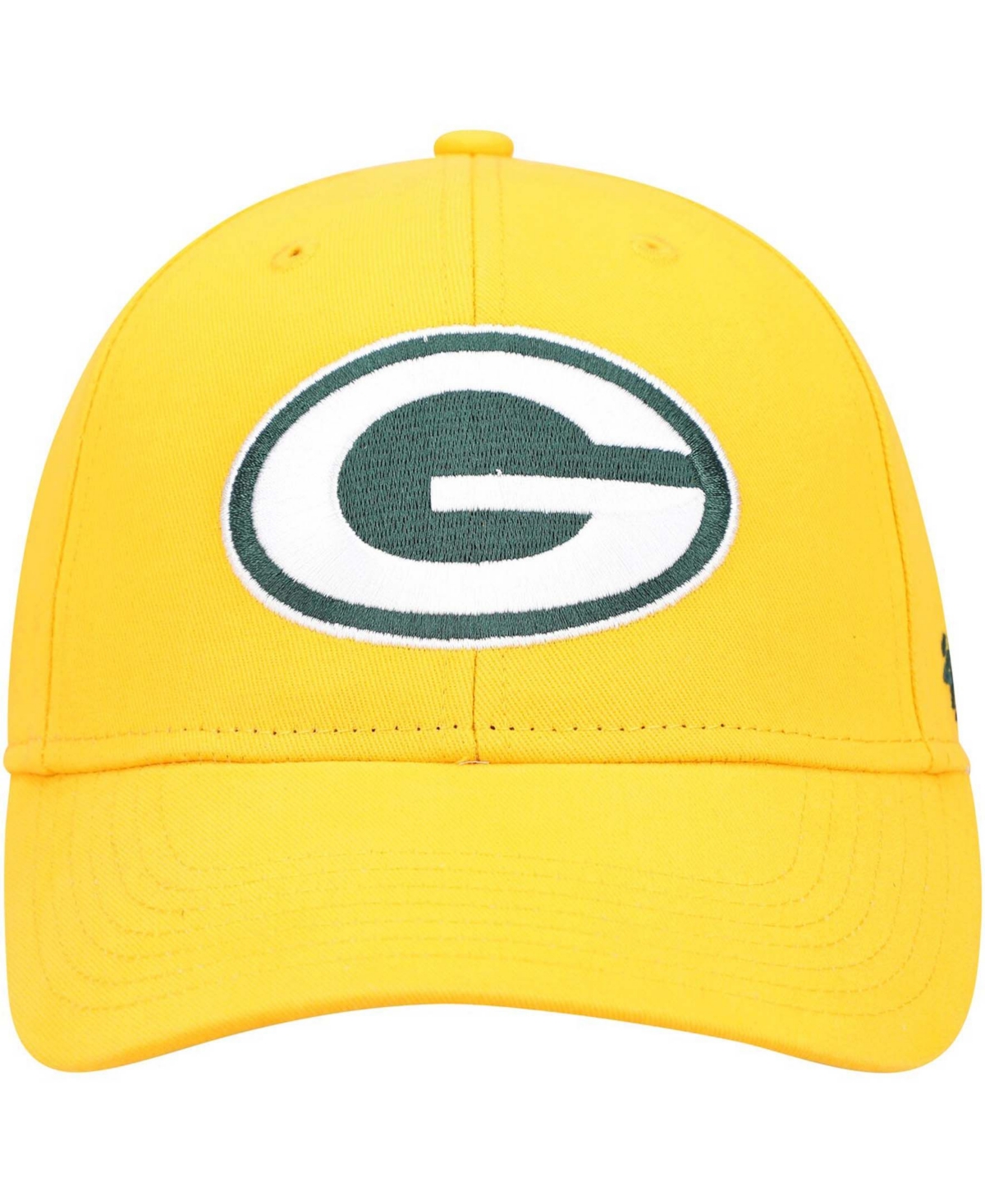 Shop 47 Brand Boys Gold Green Bay Packers Basic Secondary Mvp Adjustable Hat