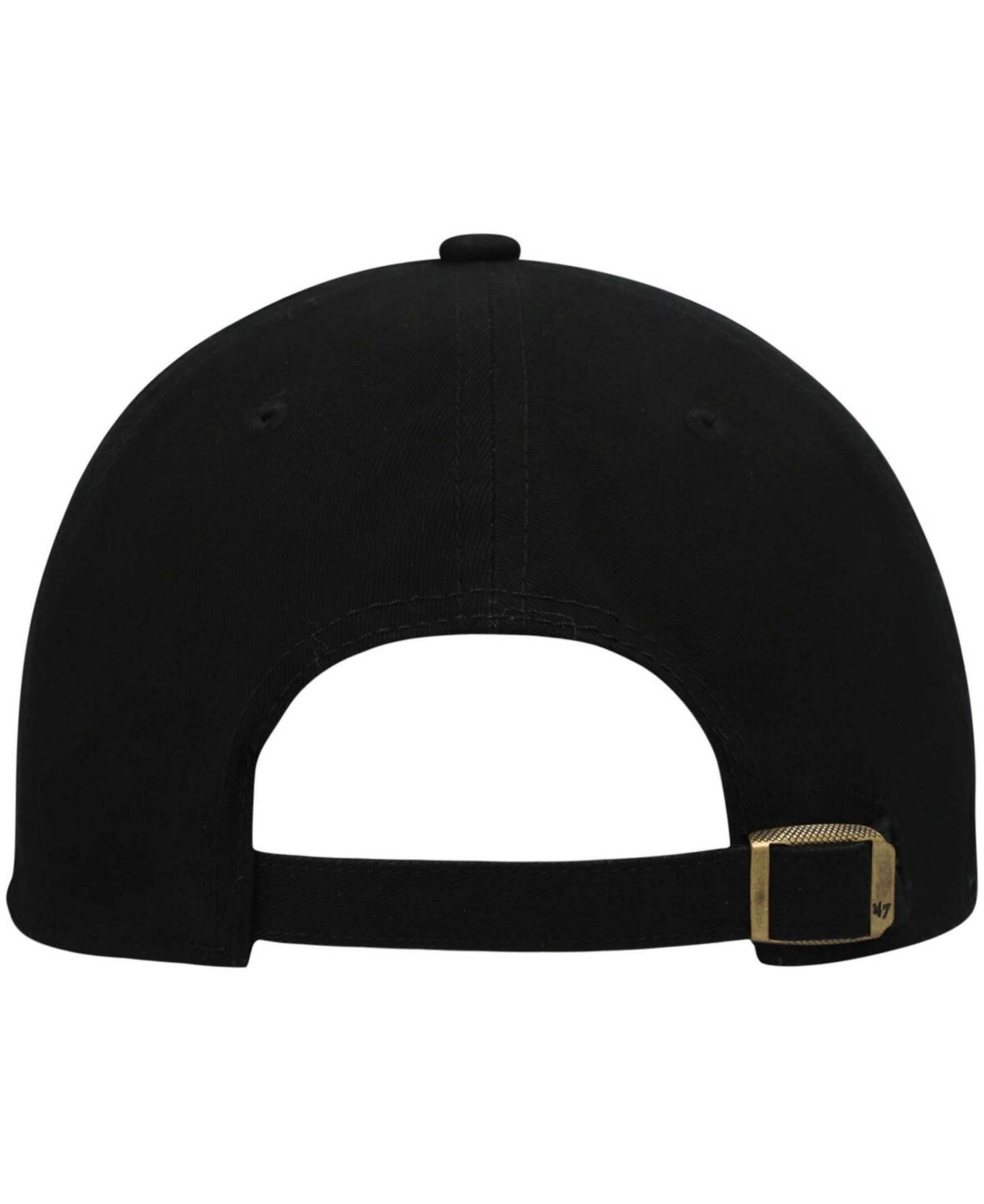 Женская кепка '47 Brand Black Baltimore Orioles Team Miata Clean Up Adjustable Hat — фото 4