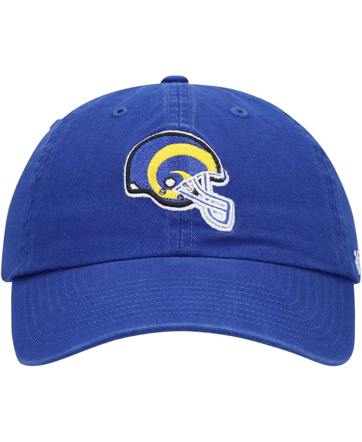 47 Brand Men's Royal Los Angeles Rams Clean Up Legacy Adjustable Hat In Royal