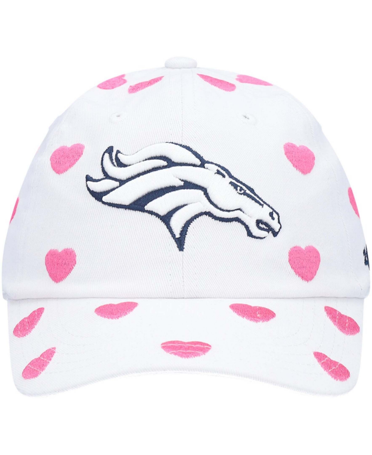 Shop 47 Brand Little Girls White Denver Broncos Surprise Clean Up Adjustable Hat