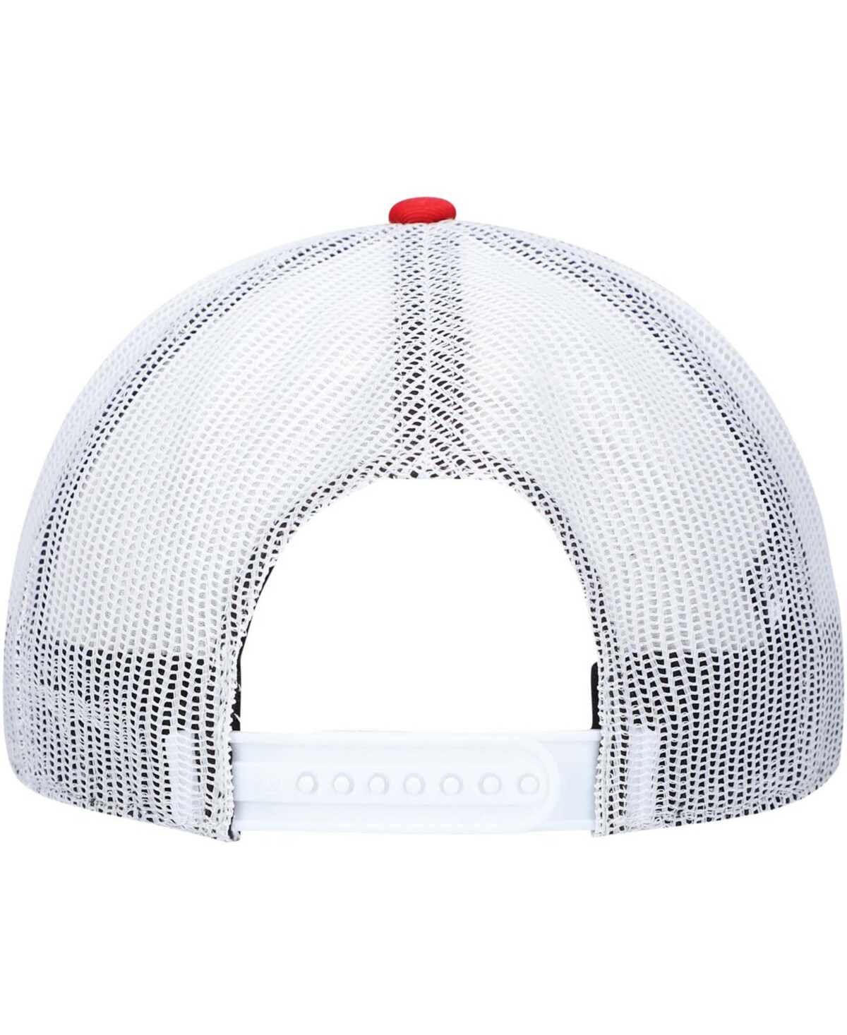 47 Brand Men's Red, White St. Louis Cardinals Primary Logo Trucker Snapback Hat In Red,white