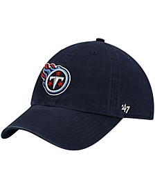 Boys Navy Tennessee Titans Logo Clean Up Adjustable Hat