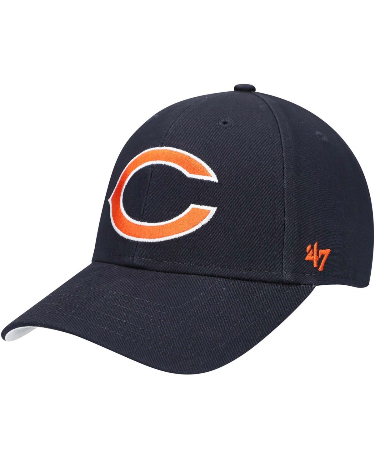 47 Brand Kids' Boys Navy Chicago Bears Basic Mvp Adjustable Hat