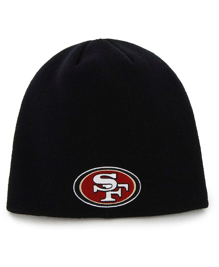 '47 Brand Men's Black San Francisco 49Ers Primary Logo Knit Beanie Macy's
