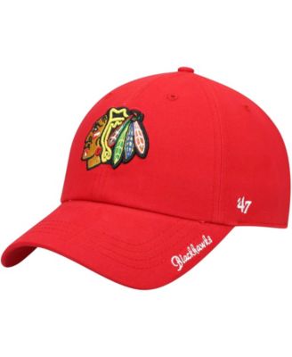 Women's Red Chicago Blackhawks Team Miata Clean Up Adjustable Hat