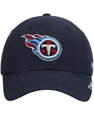 Women's Navy Tennessee Titans Miata Clean Up Primary Adjustable Hat