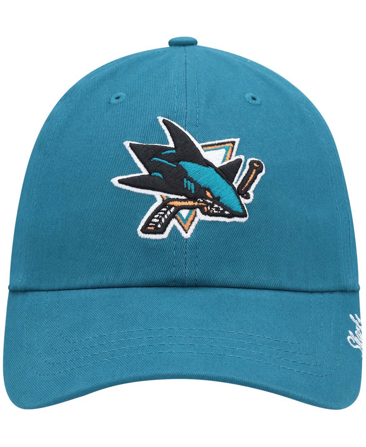 Women'sSan Jose Sharks Team Miata Clean Up Adjustable Hat - Teal