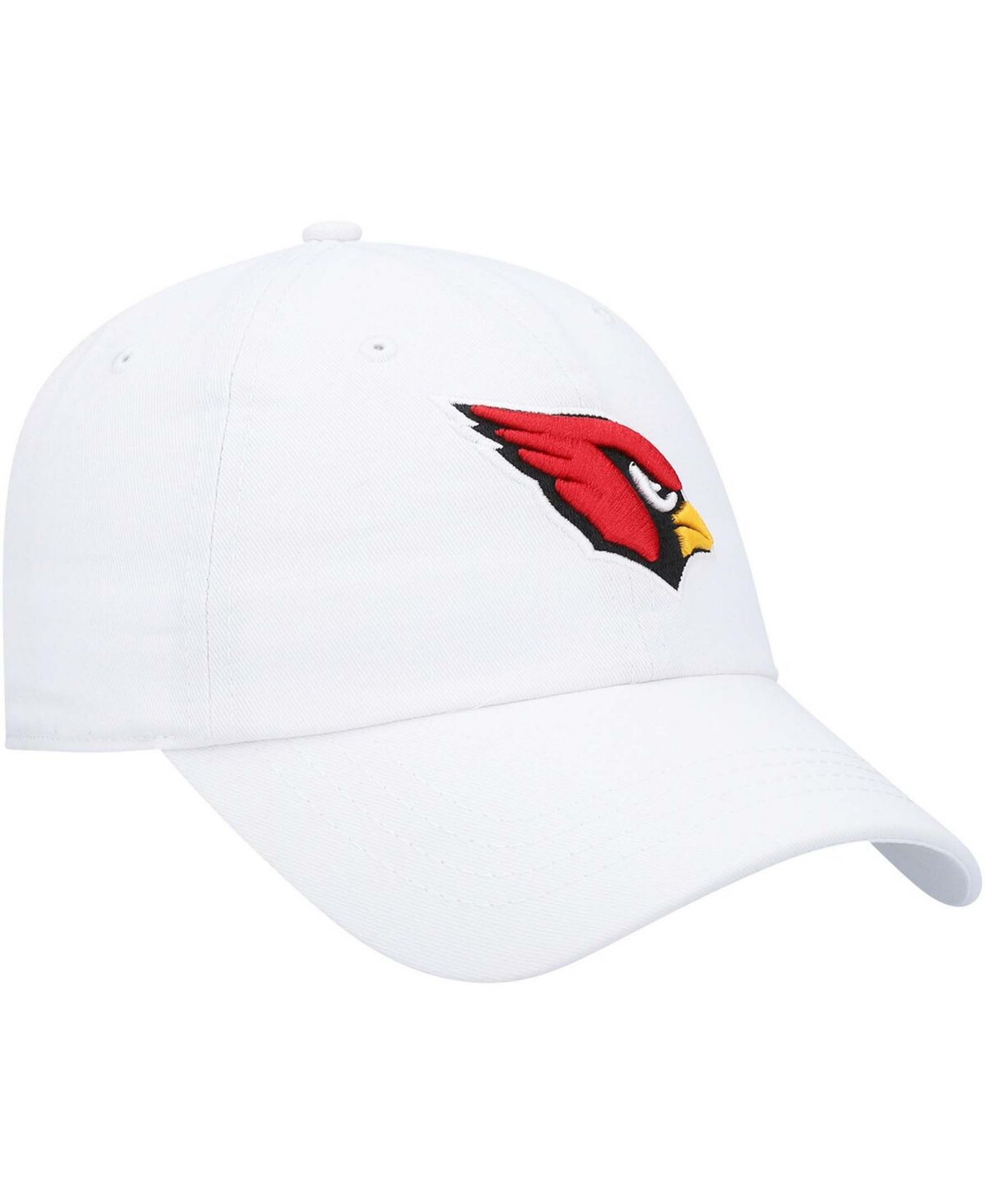 Женская кепка '47 Brand White Arizona Cardinals Miata Clean Up Logo Adjustable Hat — фото 4