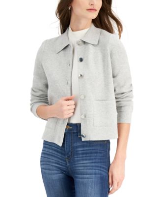 charter club sweater blazer