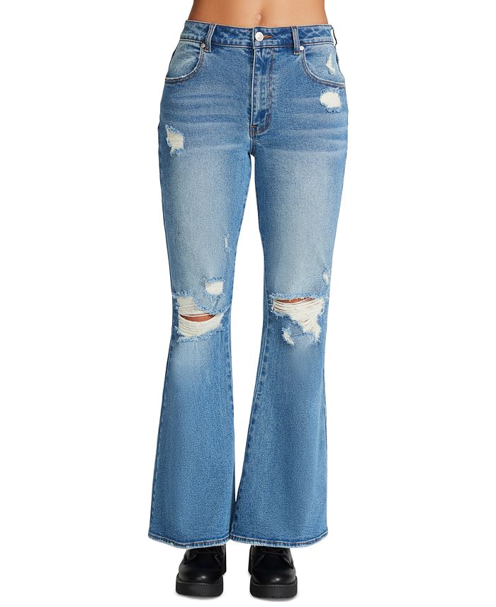 Madden Girl Juniors' 90s Flared Jeans - Macy's